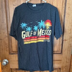 Port and Company Gulf of Mexico Graphic Tee - Dark Gray